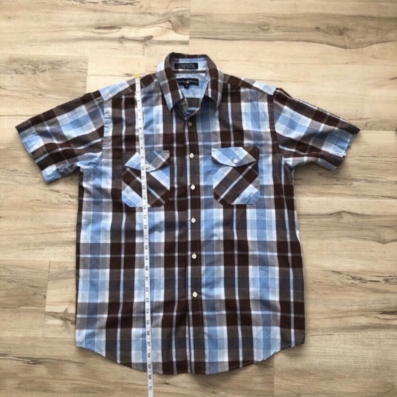 Beverly Hills Polo Club Blue and Brown Polo Shirt - Picture 3 of 9